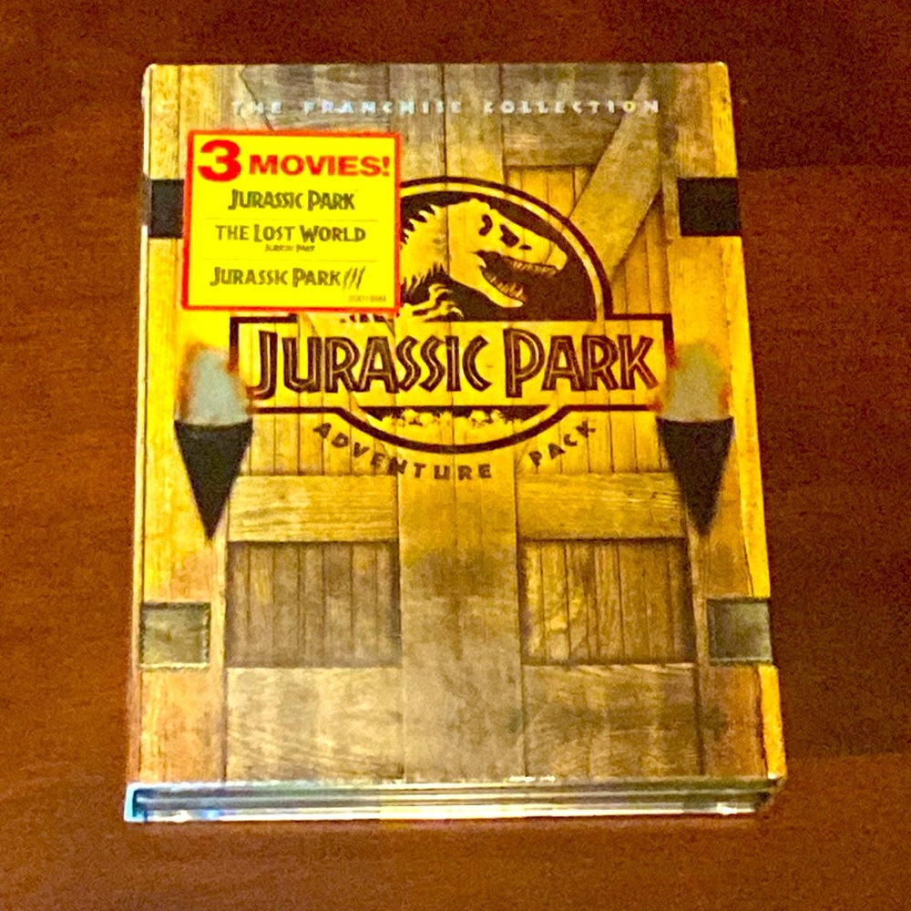 Jurassic Park Adventure Pack 3 DVD Set